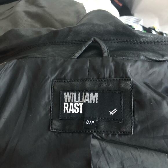 William Rast Faux Leather Speckled Moto Jacket - Picture 8 of 8
